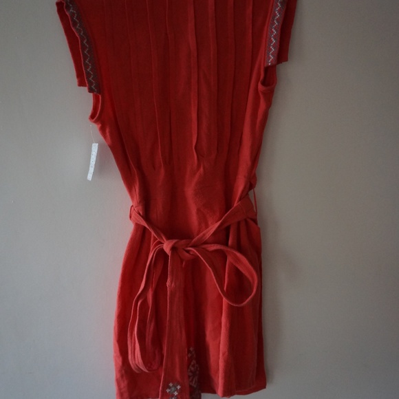 nwtFree People Running Wild Embroidered Mini Dress - Picture 5 of 7